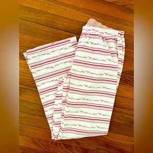 PINK Victoria’s Secret Vintage Pink Dog Icon Cotton Pajama Pants